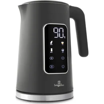 Rychlovarná konvice BERLINGERHAUS Rychlovarná konvice s regulací teploty digitální 1,7 l Antracit Collection BH-9737