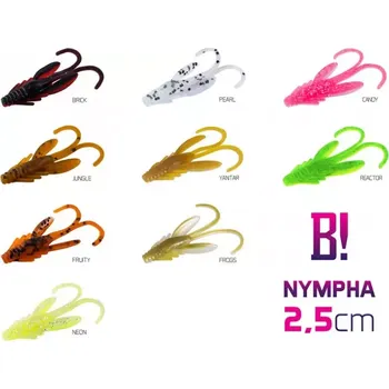 DELPHIN Umelá nástraha BOMB! Nympha / 10ks 2,5cm/FRUITY