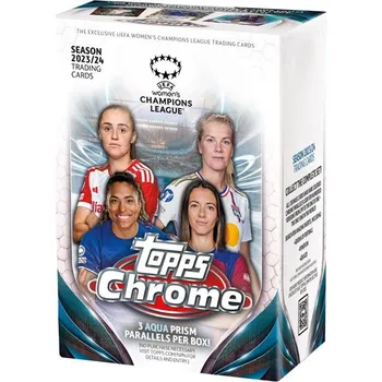 Karetní hra 2023/24 Topps Chrome UEFA Women's Champions League Blaster Box