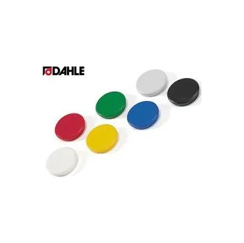 Dekorativní magnet DAHLE 95532, magnet zelený průměr 32 mm, balení 10 ks