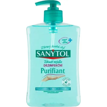 Koupelová kosmetika AC Marca Sanytol - dezinfekční mýdlo Purifiant, 500 ml s dávkovačem, hypoalergenní