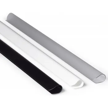 Vázací hřbet DURABLE 2909, bílá násuvná lišta 6-9 mm, pro formát A4, balení 25 ks