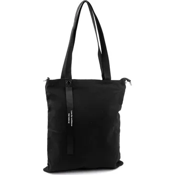 Textilní taška / crossbody bavlněná 33x38 cm Varianta: 2 černá, Balení: 1 ks