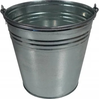 kbelík ZAHRADNÍ POZINKOVANÝ KOVOVÝ KYBLÍK 10L BRADAS