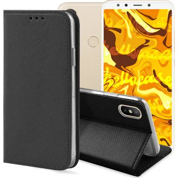 Pouzdro na mobilní telefon Pouzdro s klopou Hello Case pro Xiaomi Redmi Note 12 Pro 5G, černé