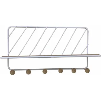 Stůl na stolní tenis Police Domoletti, bílá/dřevěná, 30 x 12 cm x 30 cm