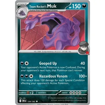 Karetní hra Team Rocket's Muk 124/182 - Destined Rivals Typ karty: Non-Holo
