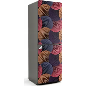 Fototapeta Dekorativní samolepka na lednici - Vlny s dynamickými liniemi