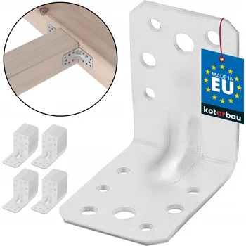 Úhloměr 50X ZESÍLENÝ ÚHELNÍK 60X60X45 MM TRUHLÁŘSKÝ SPOJOVACÍ PRVEK PRO DŘEVO