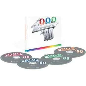 Zahraniční hudba 4CD Various: Now Yearbook '80 2022 Hardback Buchverpackung Mit Booklet Special Edition