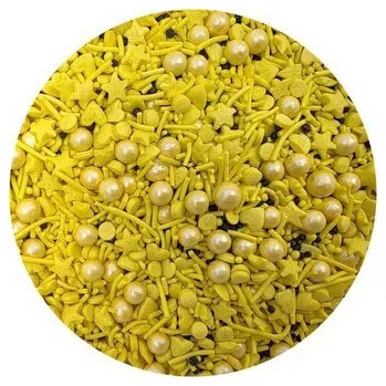 Přisada na vaření a pečení Cukrové zdobení Faraonovo zlato 80g - I LOVE CAKES