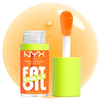 Lesk na rty NYX Professional Makeup Fat Oil Lip Drip lesk na rty s chladicím efektem 15 citrus chiller, 4,8 ml