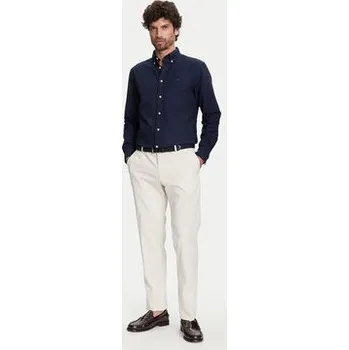 Pánská košile Tommy Hilfiger Košile Solid Heritage MW0MW35774 Tmavomodrá Regular Fit XXL