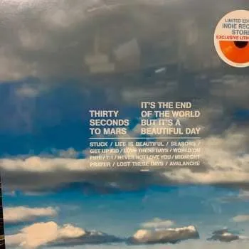 Zahraniční hudba LP 30 Seconds To Mars: It's The End Of The World But It's A Beautiful Day CLR | LTD 2023 Coloured Orange Opaque Vinyl Limited Edition
