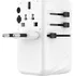 Cestovní adaptér FIXED Voyager FIXCT120-3C1A-WH cestovní adaptér bílý
