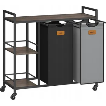 Koš na prádlo Volně stojící koš na prádlo Songmics 100 l, béžový