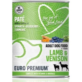 Krmivo pro psa Euro-Premium krmivo mokré krmivo s jehněčím masem 0,4 kg