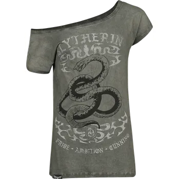 Tričko z Harry Potter - Slytherin - Ženy - šedá