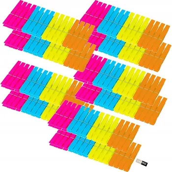 Kolíček na prádlo 5x Kolíčky na prádlo, 32 ks plastové, pevné, barevné