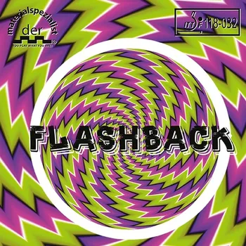 Stolní tenis Potah Der Materialspezialist Flashback červená 1,8