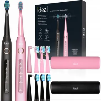 Elektrický zubní kartáček Elektrický zubní kartáček sonický zubní kartáček Ideal IZ8901 s 6 akumulátorovými nástavci