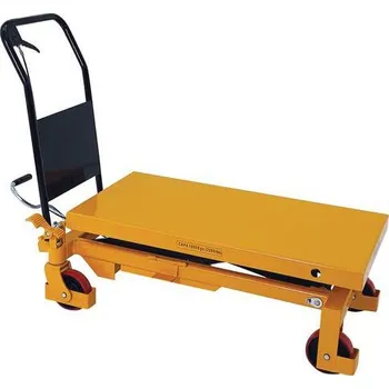 zvedák Mobilní hydraulický zvedací stůl, do 1 000 kg, deska 101,5 x 51,5 cm - Manutan Expert + Prodloužená záruka na 10 let