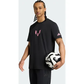 ADIDAS Tričko Messi Graphic 2XL ČERNÁ