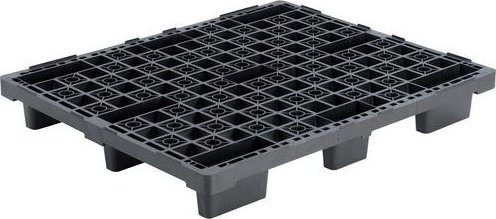 Plastová paleta Manutan Expert, 16 x 120 x 100 cm + Prodloužená záruka na 10 let