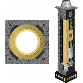 Komín Keramický komín systémový komínový systém 160 14m