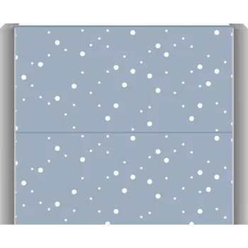 Plot Designový panel do betonových sloupků – 200x50 cm, pozink, vzor kruhy M