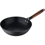 MASTERPRO Pánev WOK železná ODIN 24 cm černá BGMP-3818