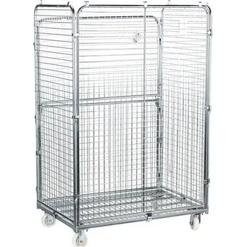 Pojízdný rollkontejner, do 600 kg - Manutan Expert Maxi 3 + Prodloužená záruka na 10 let