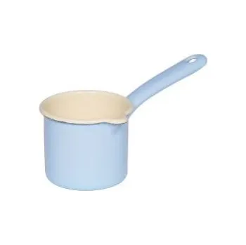 Konvička na mléko Smaltovaná konvička na mléko - 0,5 l - světle modrá
