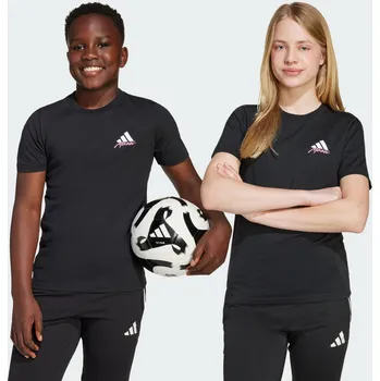 ADIDAS Dětské tričko s potiskem Messi Icon 7 LET ČERNÁ