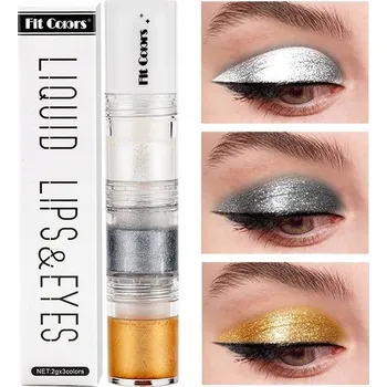 Rtěnka Rtěnka Stíny na oči rty metalické třpytky N1