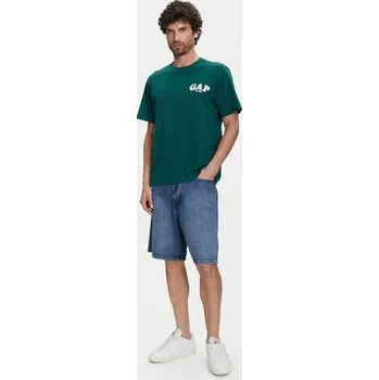 Pánské tričko Gap T-Shirt 768925-02 Zelená Regular Fit XS