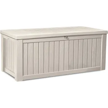 Zahradní úložný box Keter Rockwood 570L krémová