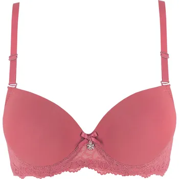 Podprsenka Darinka silně vyztužená podprsenka pro malá prsa 14P77Z 90B tmavě růžová