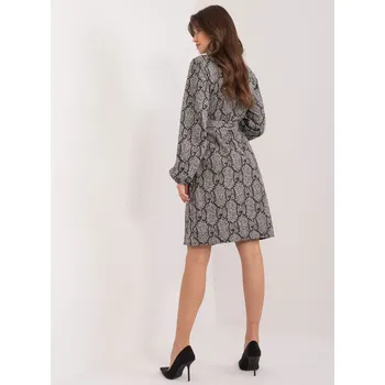 Dámské šaty Šaty LK SK 509526 1.06 šedá černá L/XL