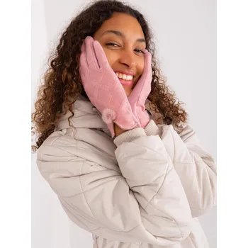 Čepice Rukavice AT RK 239506.98 světle růžová S/M