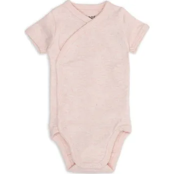 Kojenecký body LODGER Body s krátkým rukávem Melange Tan Velikost (od výrobce): 62