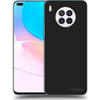 Pouzdro na mobilní telefon Picasee silikonový černý obal pro Huawei Nova 8i - Clear