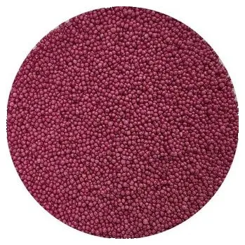 Jedlá dekorace na dort Cukrové perličky bordó 80g - I LOVE CAKES