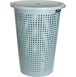 Koš na prádlo s víkem 35 l 40 x 52 cm zelený KO-Y54231170zele