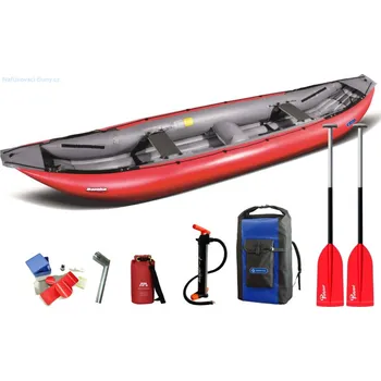 Kanoe KANOE BARAKA GUMOTEX výhodný set Červená