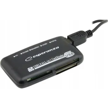 Příslušenství pro datový nosič Čtečka paměťových karet Esperanza EA117