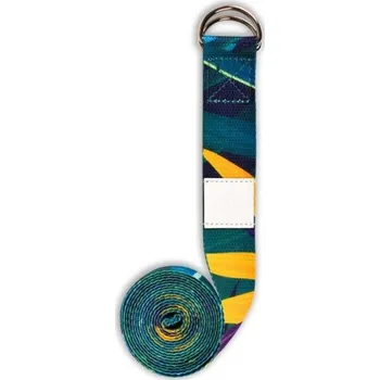 Opasek Protahovací pásek YOGGYS YOGA BELT UNI Tmavě zelená