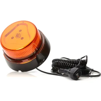 Maják Maják magnetický LED oranžový WAS, kabel 7m, autozástrčka (Maják magnetický LED oranžový WAS, kabel 7m, autozástrčka)