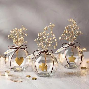 Váza Astoreo Dárkové vázy Fiory, sada 3 ks béžová