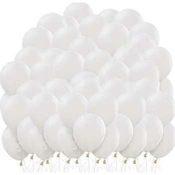Balónek BALÓNKY 100 KS PERLEŤOVĚ BÍLÉ NA SVATBA NAROZENINOVÉHO PŘIJÍMÁNÍ SADA BALÓNKŮ